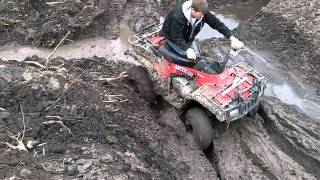 four wheeler getting stuck in mud [upl. by Idelle]