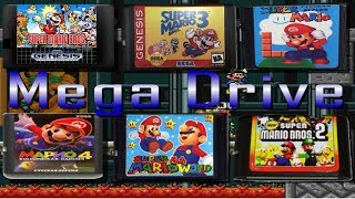 Todos los Super Mario Bros de Sega Mega DriveGenesis Juegos de Sega Genesis [upl. by Anerok]