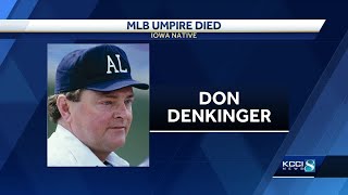 Iowa native and longtime MLB umpire Don Denkinger dies [upl. by Castra761]