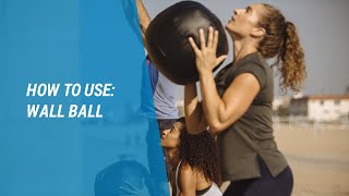 DOMYOS Wall Ball  How To Use Your Decathlon Home Workout Equipment [upl. by Neillij]