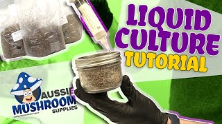 Grow Mushrooms at Home  Liquid Culture Inoculation [upl. by Elletnahs542]