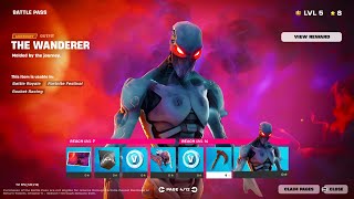 Fortnite Chapter 5 Season 3 Battle Pass Showcase All Tiers [upl. by Oiril]