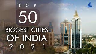 Top 50 Biggest Cities of India by population metropolitan 2021 [upl. by Esinereb]