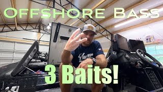 Catch offshore bass with only 3 baits [upl. by Loralee]