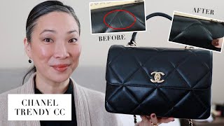 CHANEL Trendy CC Medium and Caring for Lambskin [upl. by Harac]