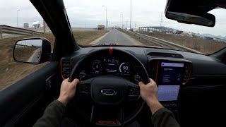 2023 Ford Ranger Raptor  POV Review Binaural Audio [upl. by Meadows]