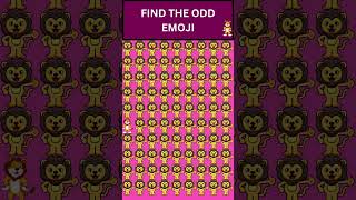 FIND THE ODD EMOJI quiz puzzle findtheoddemojiquize shortvideos [upl. by Malanie31]