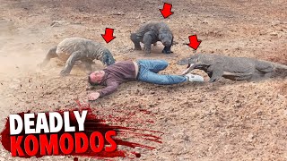 These 3 Komodo Dragons Fatally Mauled People In Deadly Attack [upl. by Eelinej763]