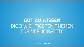 Einkommensteuer Die 3 wichtigsten Themen für Verheiratete [upl. by Etem]