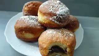 Pyszne pączki Przepis na paczki z kremem [upl. by Ennaira]