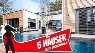 TOP 5 Die besten Fertighäuser 2020  Hausbau Helden [upl. by Lentha292]