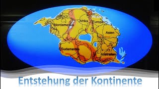 Die Erde  Entstehung der Kontinente  Coole Animation [upl. by Fenner]