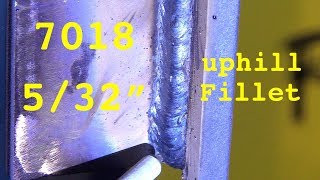 Stick Welding Techniques 7018 532quot [upl. by Annauqal]