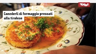 Canederli di formaggio pressati alla tirolese la ricetta originale per farli in casa [upl. by Gollin]