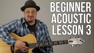 Beginner Acoustic Guitar Lesson 3  The G Major Chord [upl. by Ludvig]