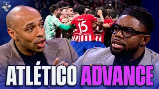 Thierry Henry Micah amp Carragher react to Atlético advancing to quarters  UCL Today  CBS Sports [upl. by Alilak889]