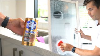 Cleaning Glass Shower Doors with Bar Keepers Friend [upl. by Kalam330]