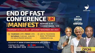 UK END OF FAST CONFERENCE  DAY 2 [upl. by Notyep247]