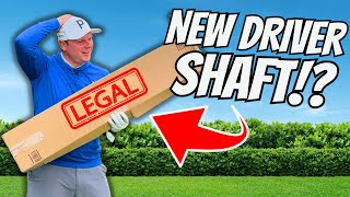 I Thought It Was A SCAM… But I Gained    Yards With This NEW DRIVER SHAFT [upl. by Anelrats]