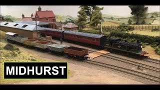 Midhurst OO Layout  The Medway Model Show 2019 [upl. by Eeleimaj]