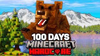 I Survived 100 Days in ALASKA in Hardcore Minecraft [upl. by Rickard]