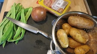 Lets Koch 4  Kartoffel Bohnen SalatVegan mit optionaler Hühnchenbeilage  Dani Zed [upl. by Mansur]