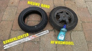 Hoe vervang je een scooter band met de hand PROJECT ZIP 7 [upl. by Naujyt842]