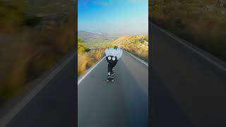 Insane downhill skateboarding  longboard downhill speed downhillskate [upl. by Valdes]