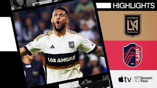 LAFC vs St Louis CITY SC  Denis Bouanga Golazo Full Match Highlights [upl. by Kablesh208]