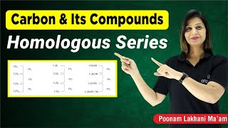 Homologous Series  Carbon and its Compounds Class 10  NTSE CHEMISTRY  Poonam mam  ATP STAR KOTA [upl. by Nomaj128]