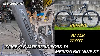 Pogi bang lagyan ng KOCEVLO MTB Rigid Fork sa MERIDA BIG NINE XT [upl. by Sylvan]