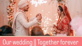 OUR WEDDING  BEHIND THE SCENES  ROHINI WEDS SARTHAK  ROHINI DILAIK [upl. by Udelle]