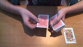 The Four Pile Self Working Card Trick [upl. by Namor]