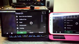 PIONEER AVH X8650BT AppRadio Live For Android [upl. by Ahsienal]