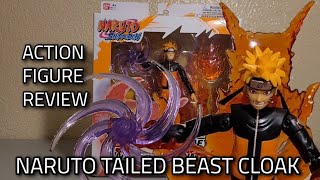 Anime Heroes Beyond Naruto Tailed Beast Cloak Action Figure Review [upl. by Atilol]