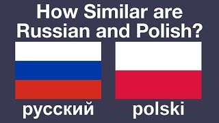 How Similar are Russian and Polish [upl. by Amikahs]