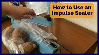 How To Use An Impulse Sealer to Poly Bag or ShrinkWrap  Impulse Sealer Demo [upl. by Stanfill339]