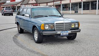 Neglected MercedesBenz W123 300TD Gets Some Attention and Test Drive OM617 Turbo Diesel [upl. by Ruthe922]