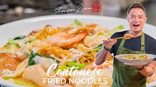 CANTONESE YEE MEE  CANTONESE FRIED NOODLES  SHERSON LIAN [upl. by Ariew480]