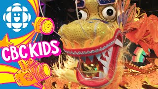 How To Dragon Dance For Kids  CBC Kids [upl. by Darian218]