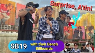 SB19 VISITS THEIR BENCH BILLBOARDS [upl. by Adirahs354]