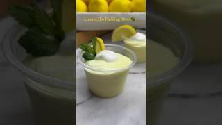 Limoncello Pudding Shots recipe italianfoodlover lemon dessert foodblogger [upl. by Alyn848]