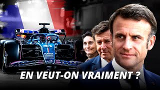 MACRON ET LA F1 EN FRANCE  DE LA POUDRE DE PERLIMPINPIN [upl. by Enaled]