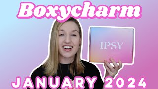 Boxycharm by Ipsy  Unboxing amp TryOn  January 2024 [upl. by Marten]