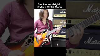 Blackmores Night  Under a Violet Moon（Guitar Solo cover with love to MRRitchie Blackmore） [upl. by Eegnat483]