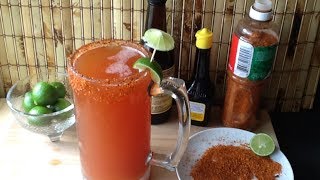 MICHELADA DELICIOSA RECETA [upl. by Eyllom999]