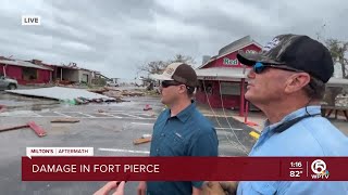 St Lucie County historic Als Family Farms destroyed from tornado outbreak [upl. by Annot]