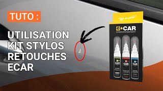 TUTO  Utilisation du kit stylos retouches ECAR [upl. by Eiznekcam]