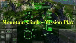 Mountain Climb  Mission Play  Turboprop Flight Simulator [upl. by Ehtyde612]