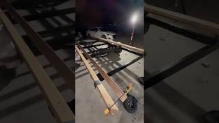 Building a pontoon boat trailer boattrailer [upl. by Nilyak]